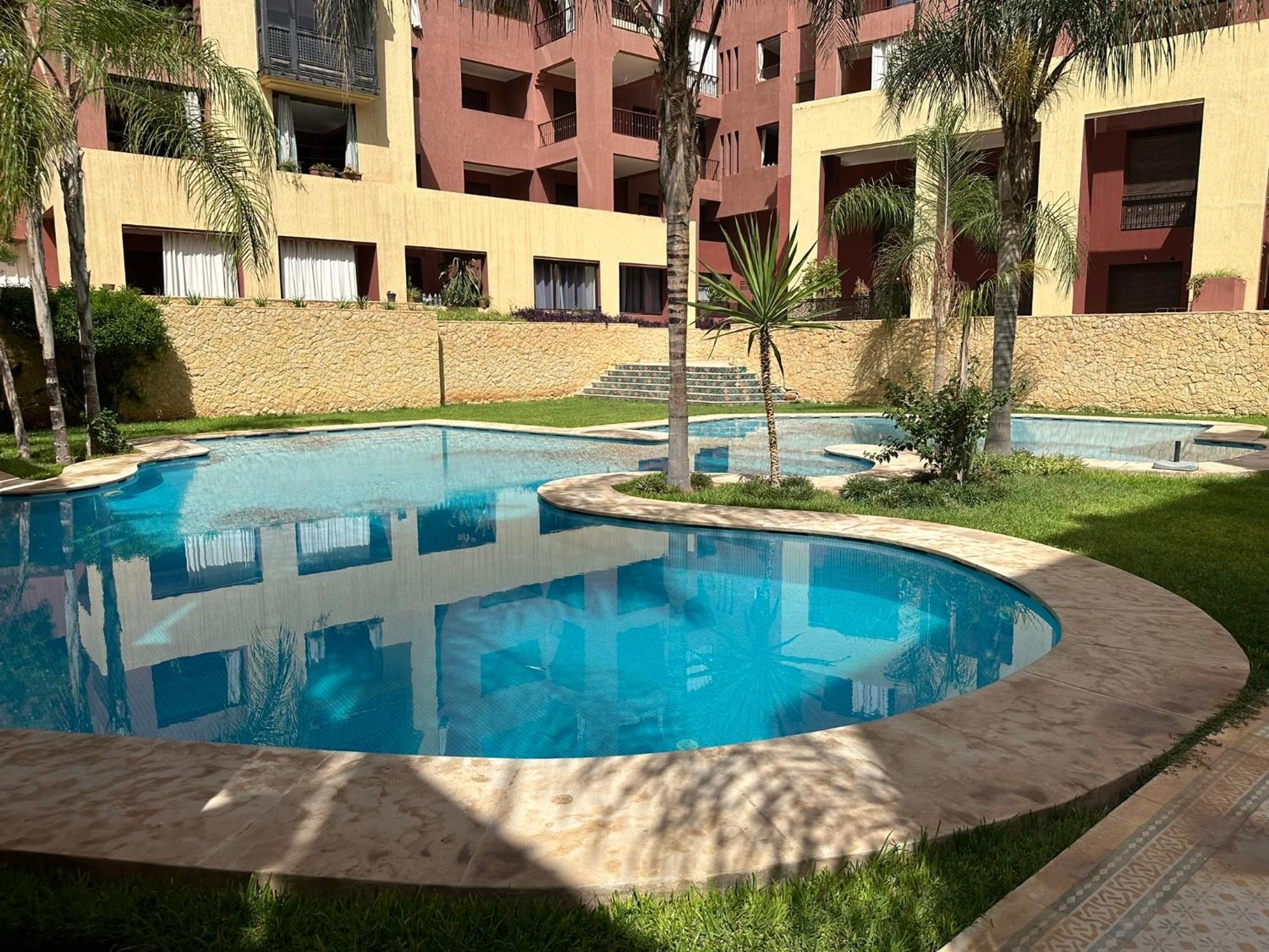Appartement Calme, Gueliz Marrakesh Bagian luar foto