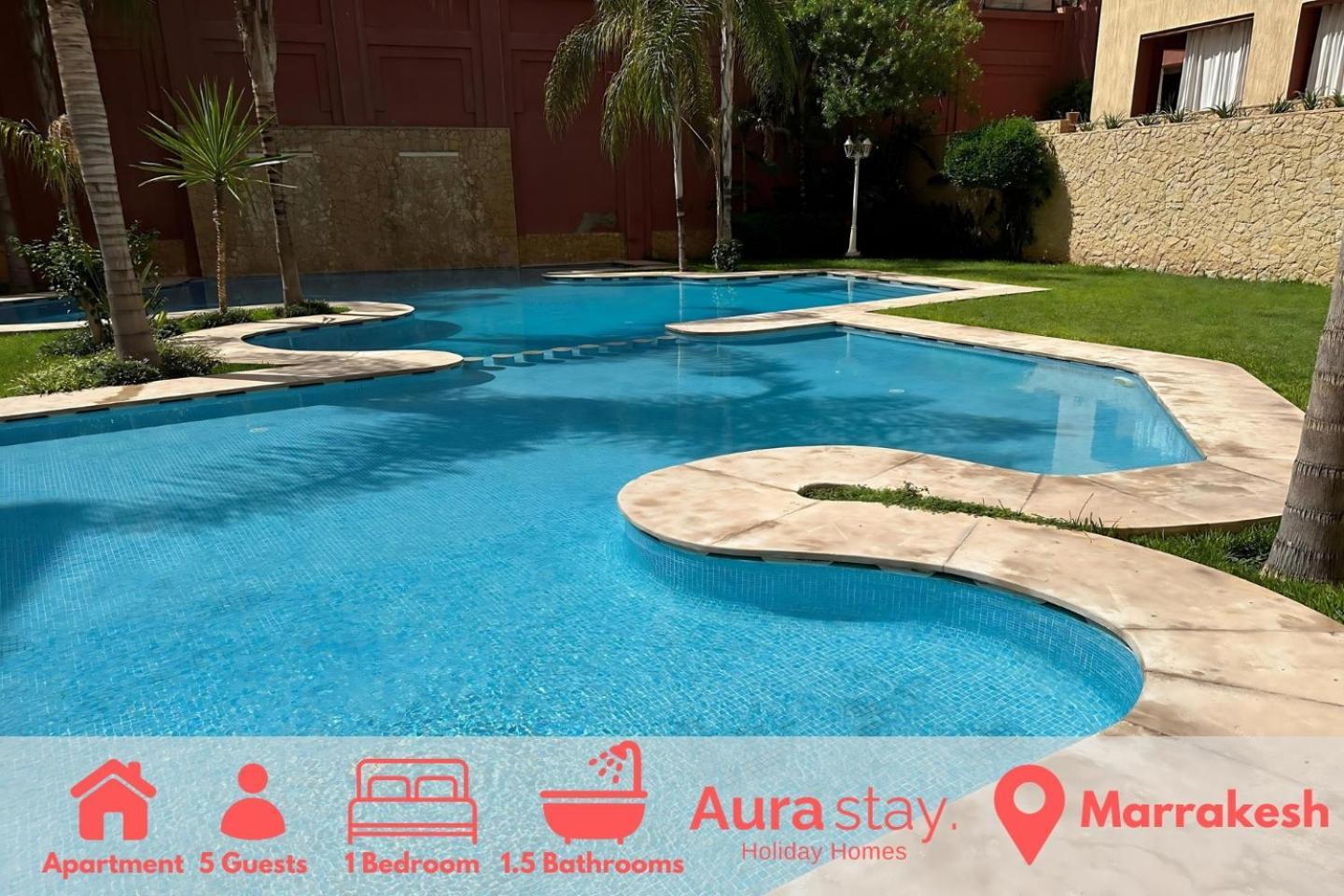 Appartement Calme, Gueliz Marrakesh Bagian luar foto
